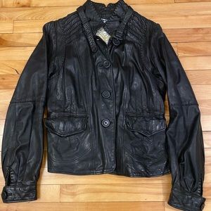 Mackage leather jacket size L